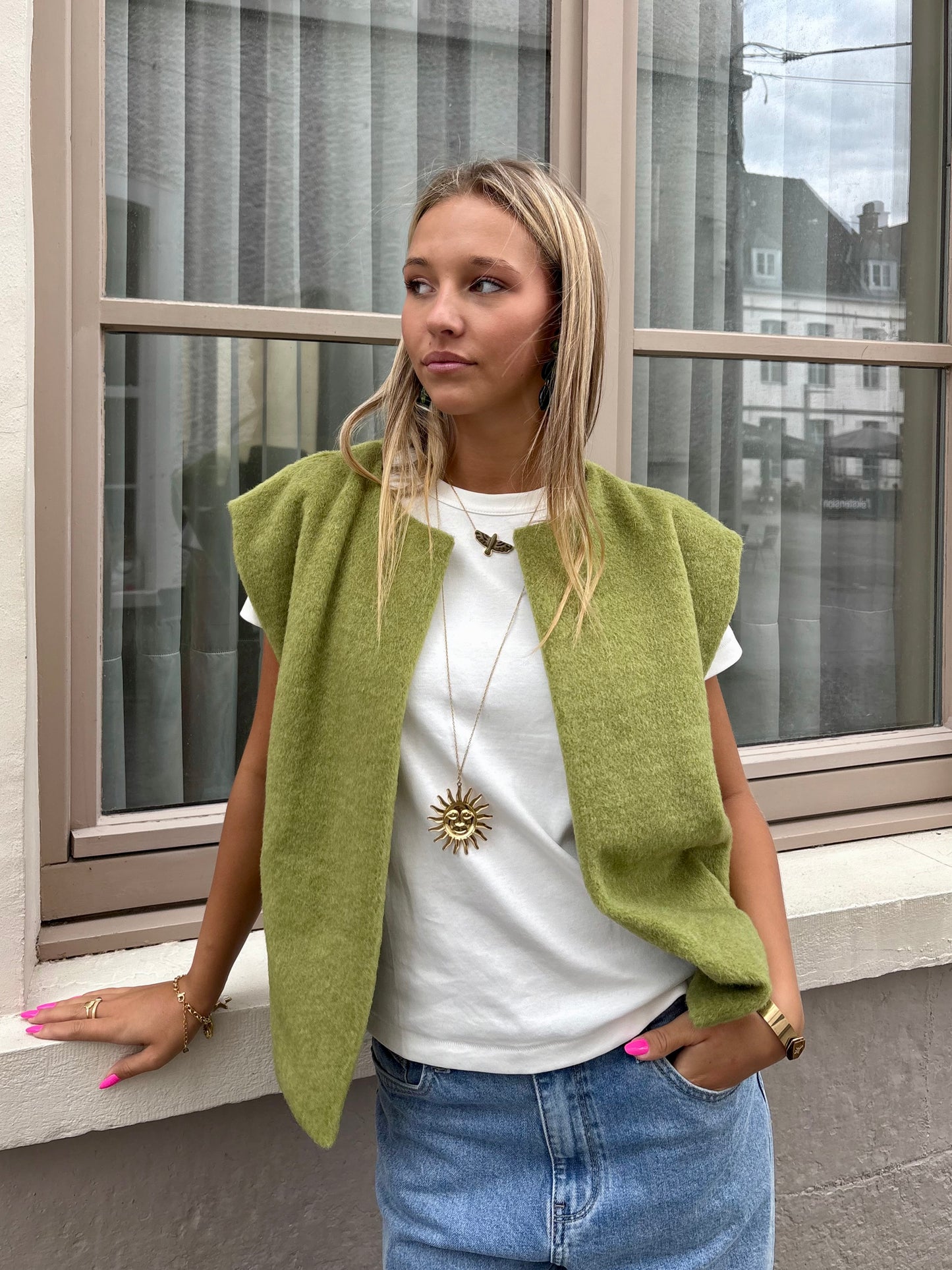 Gilet olive - CARLA