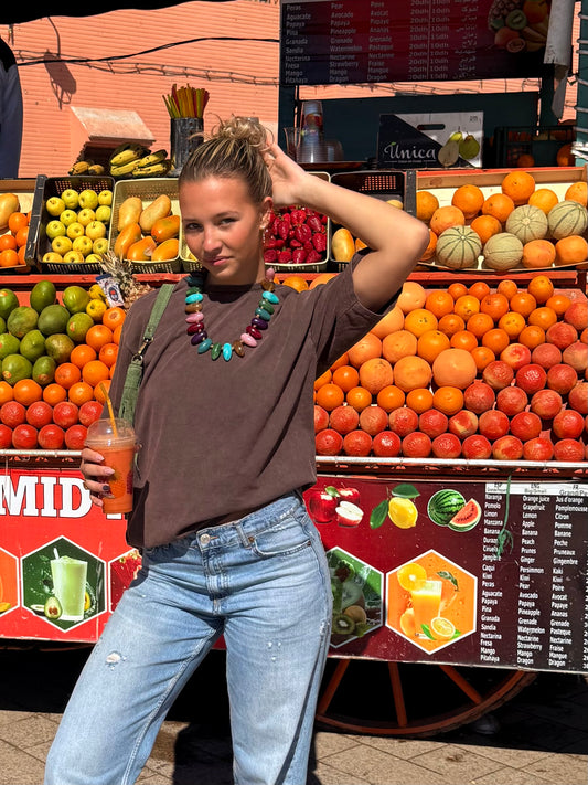 T-shirt marron - ARYA