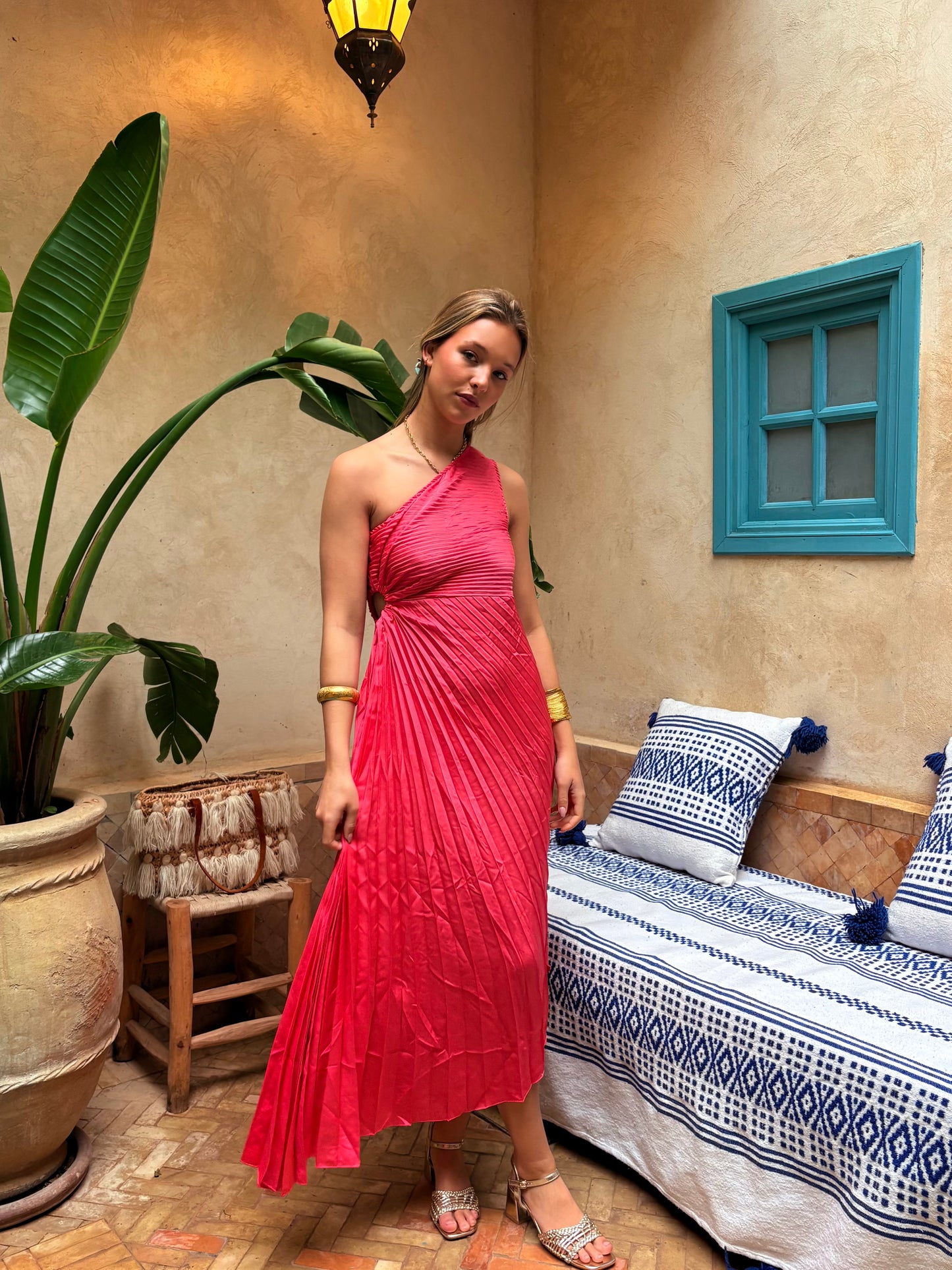 Robe framboise - TESS