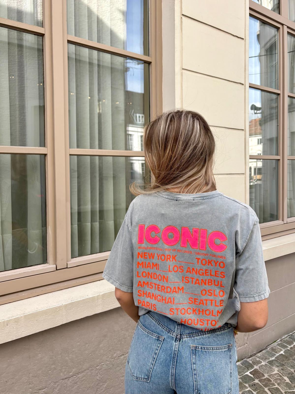 T-shirt gris - ICONIC