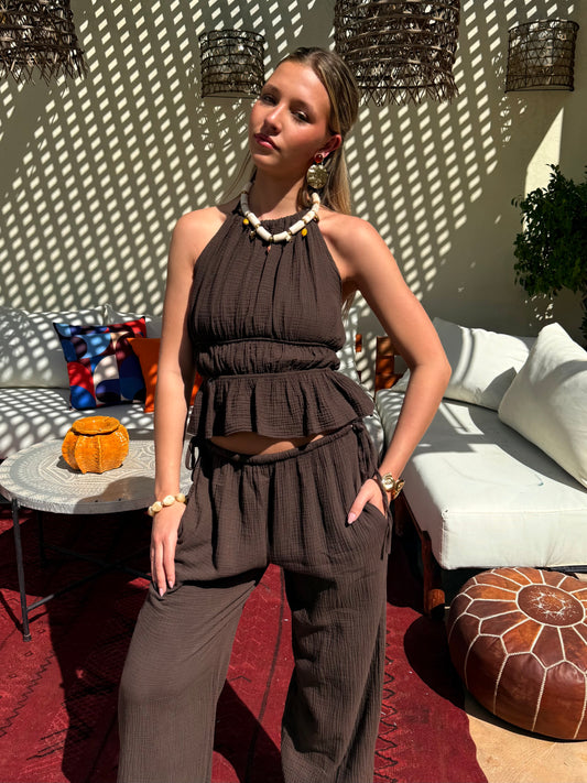 Ensemble marron - KATIA