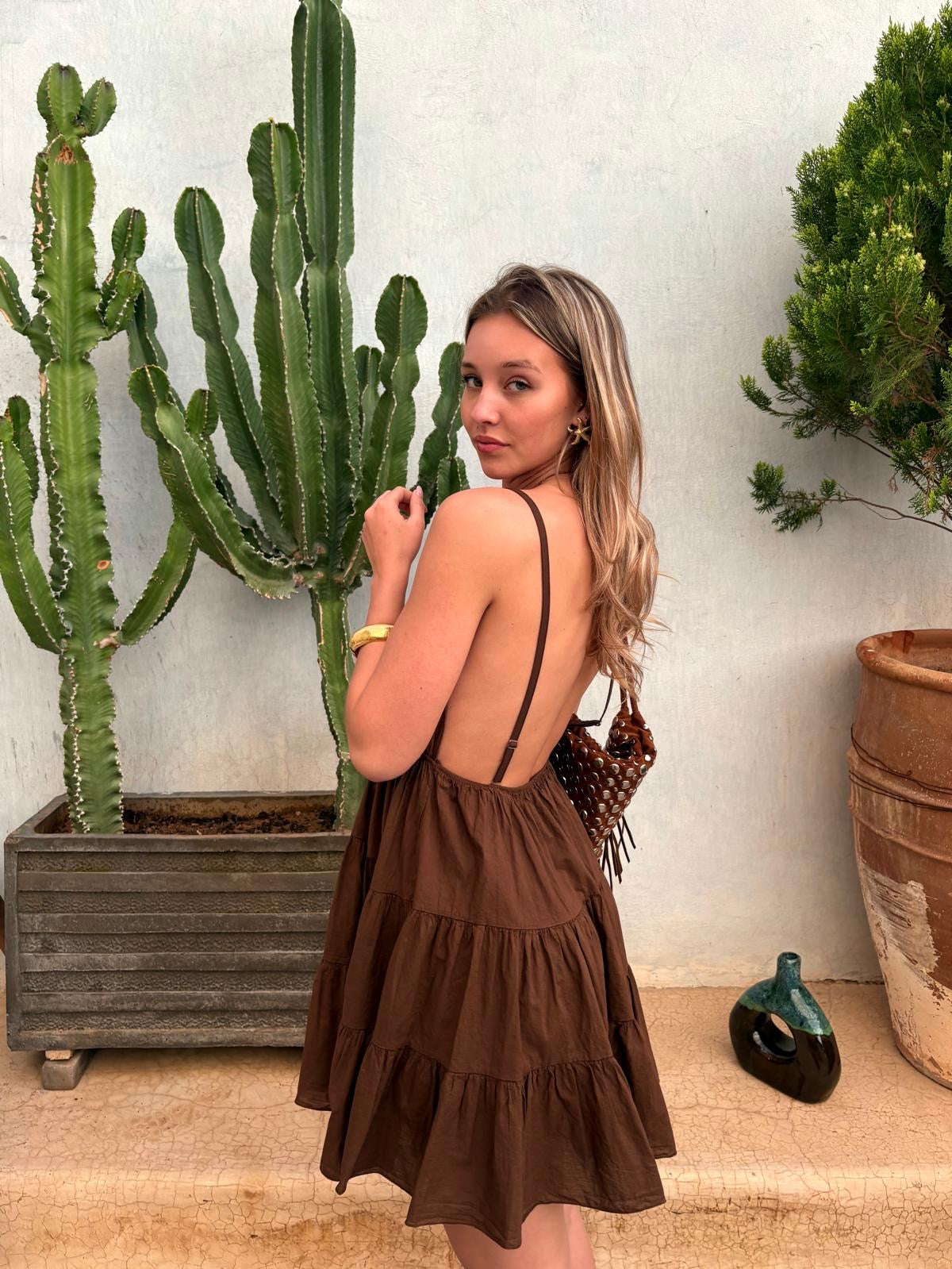 Robe marron - SOLEIL