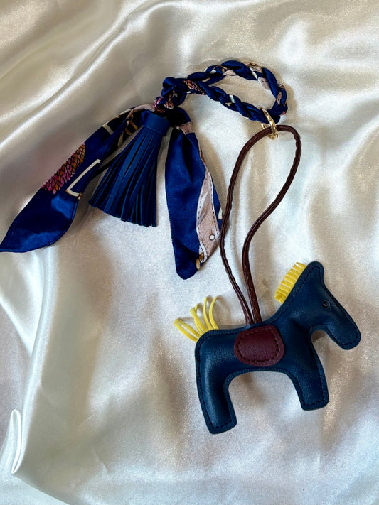 Accessoire de sac bleu - CHEVAL