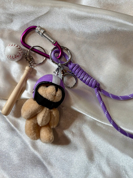 Accessoire de sac mauve - OURS