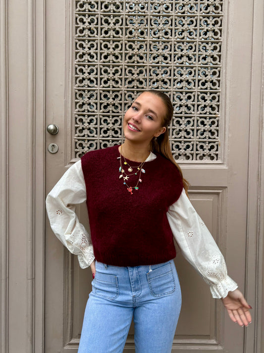 Pull bordeaux - LOLA
