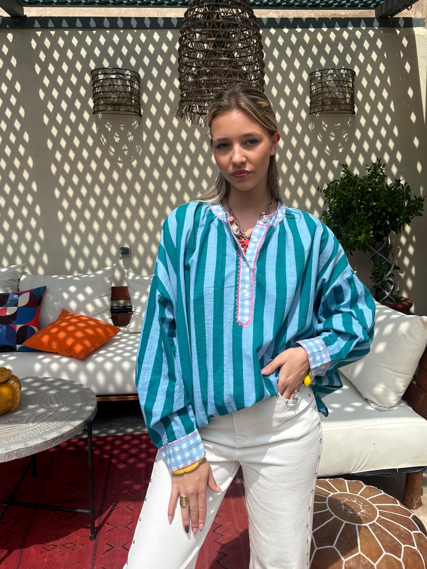 Chemise bleue - STEF