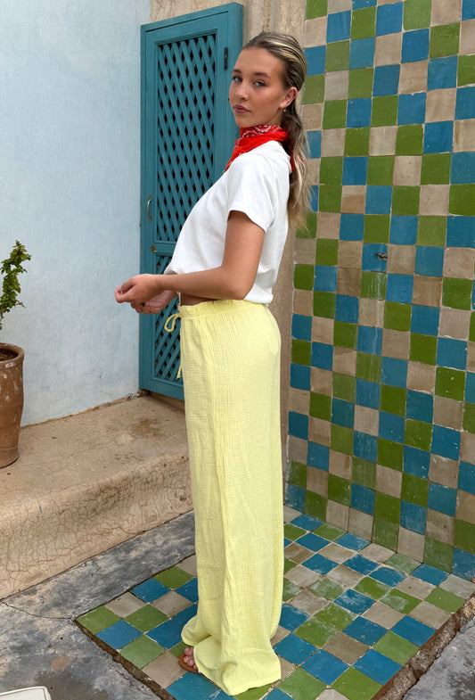 Pantalon jaune - MANON