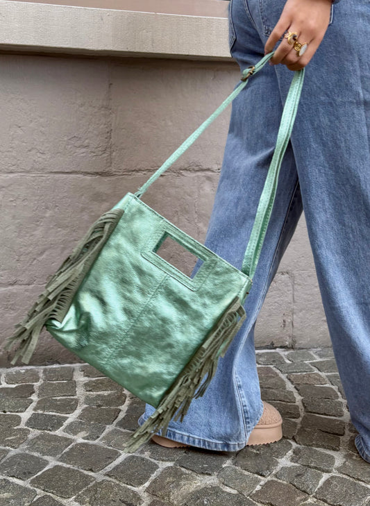 Sac bleu vert - MARTINE