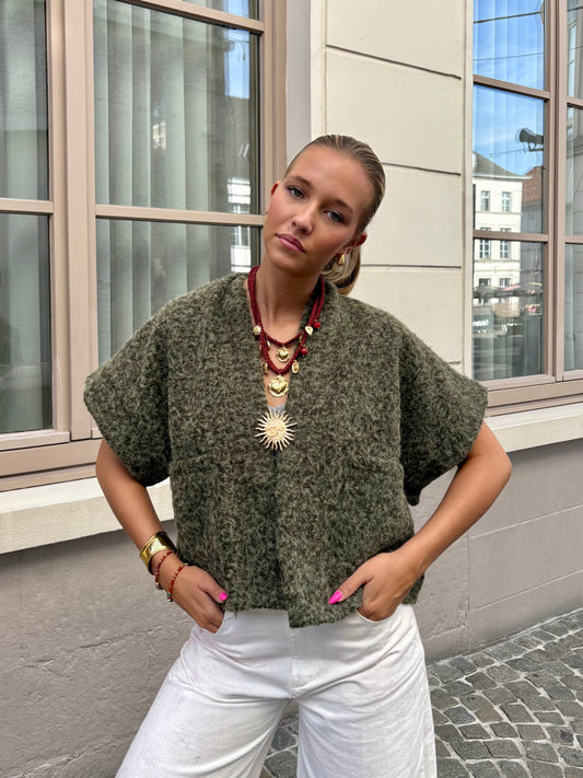 Gilet kaki - ETHEL