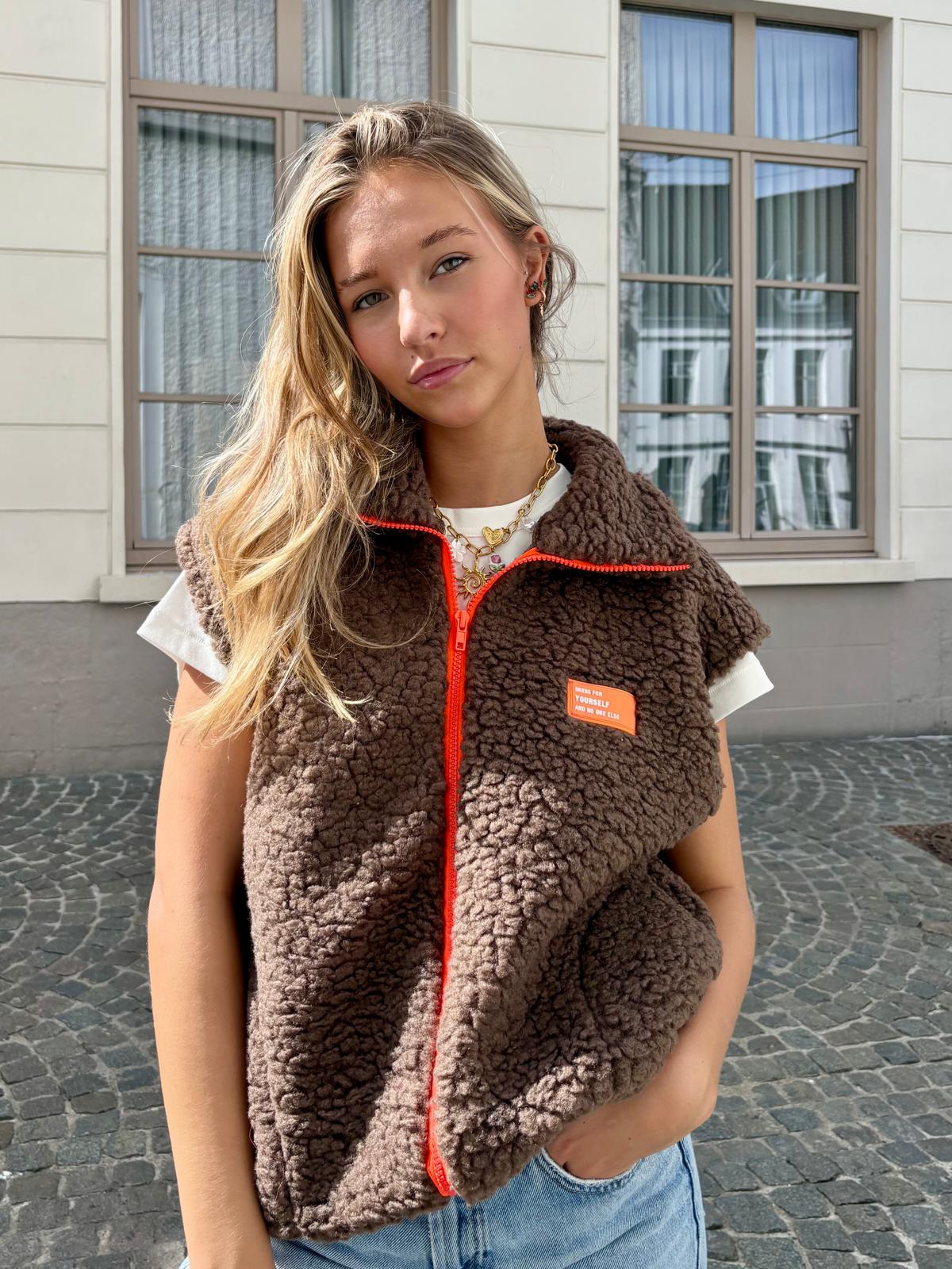 Polaire marron - THELMA