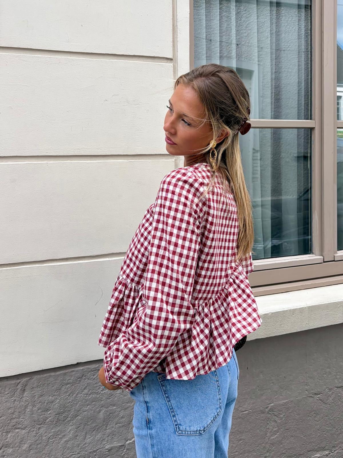 Chemise bordeaux - LOLA
