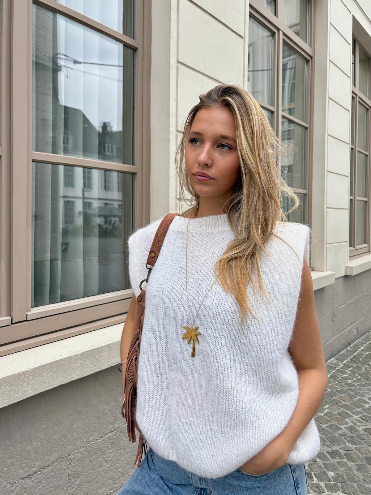 Pull blanc - THÉRÈSE