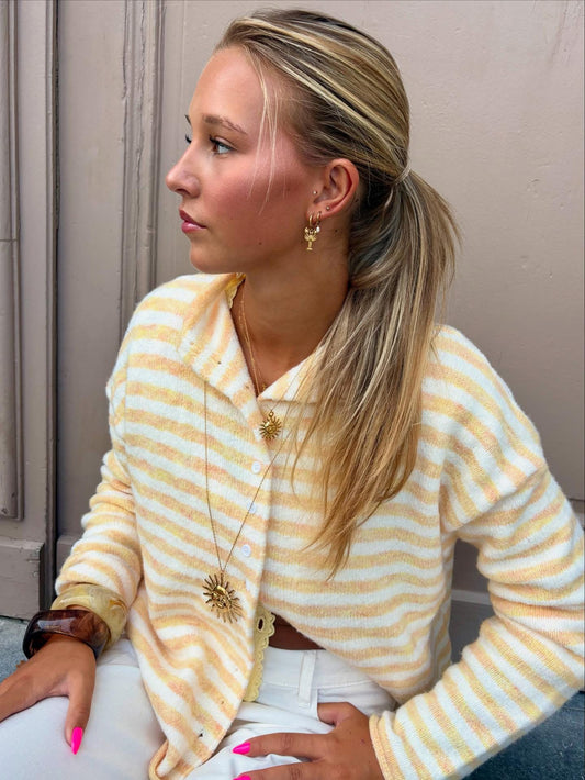 Pull jaune - CHARLIE