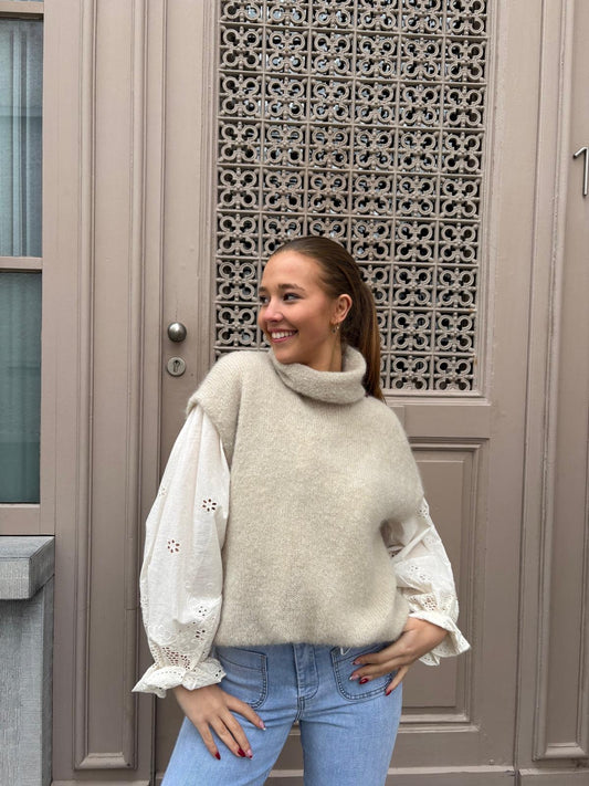 Pull beige - LOANA