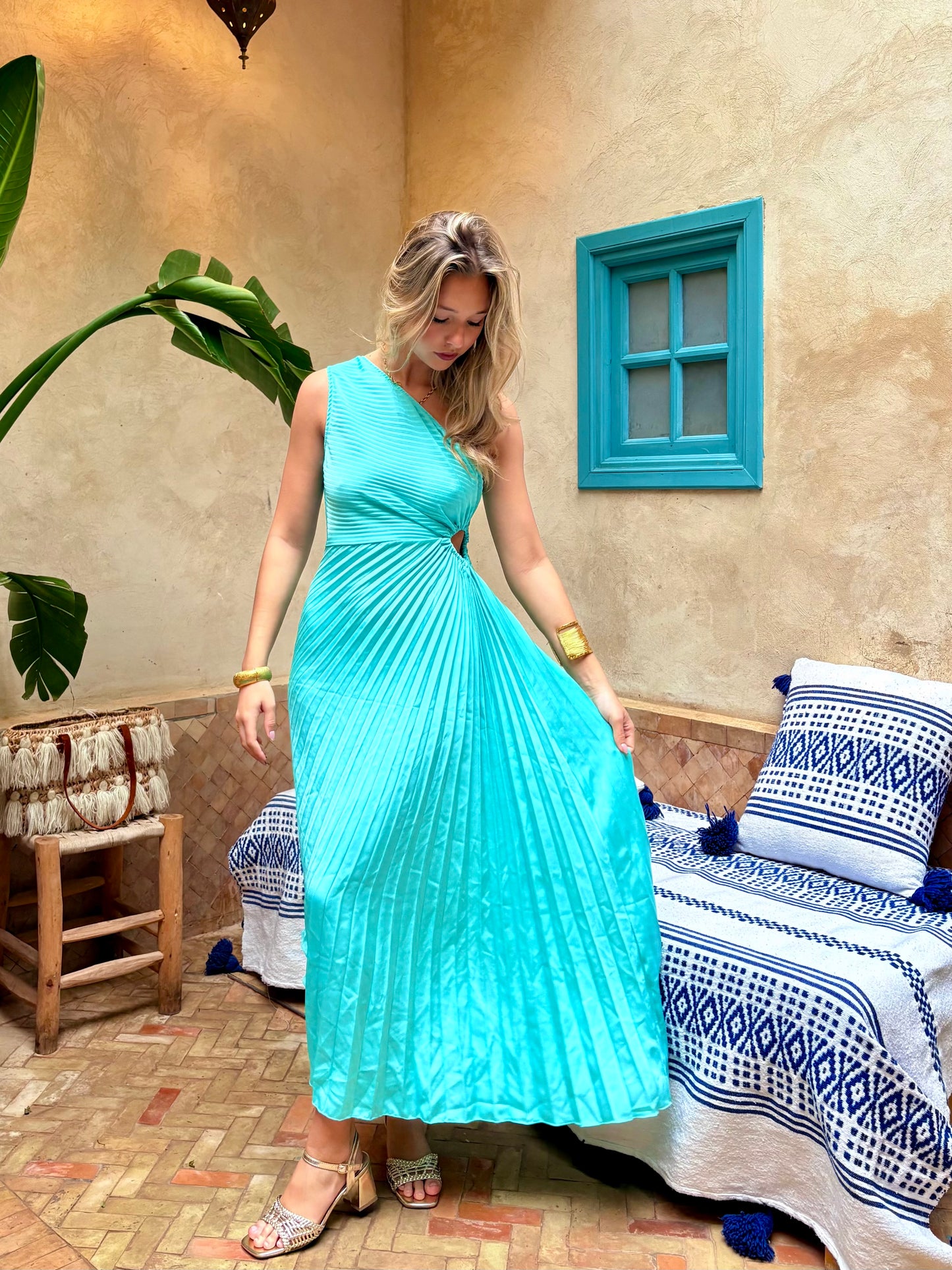 Robe turquoise - TESS