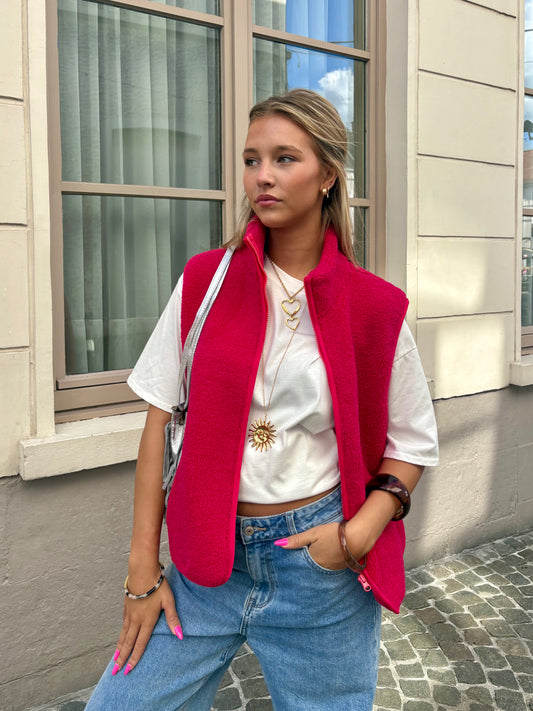 Polaire framboise - MALUNA