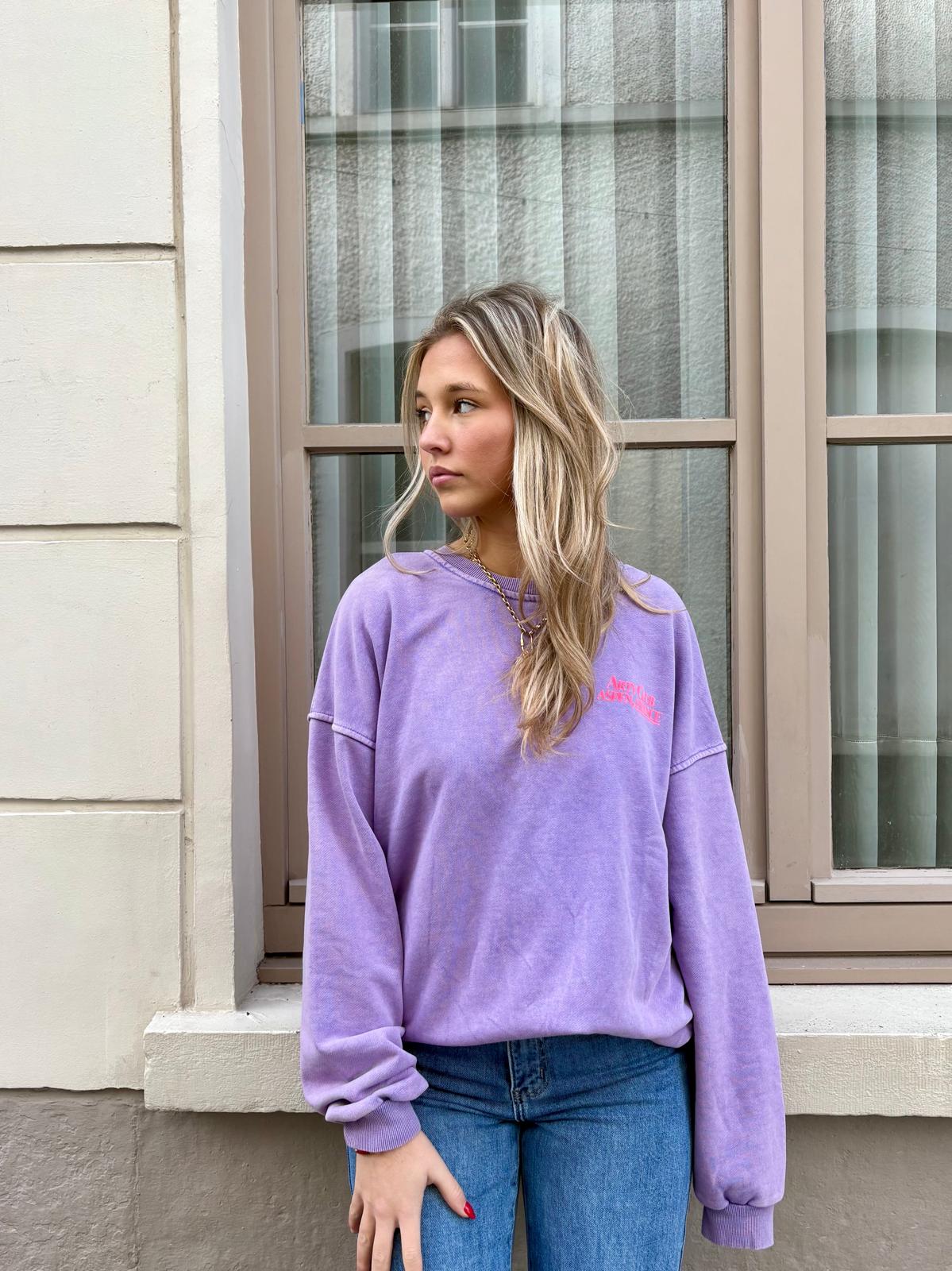 Sweat mauve - HOTEL SKI