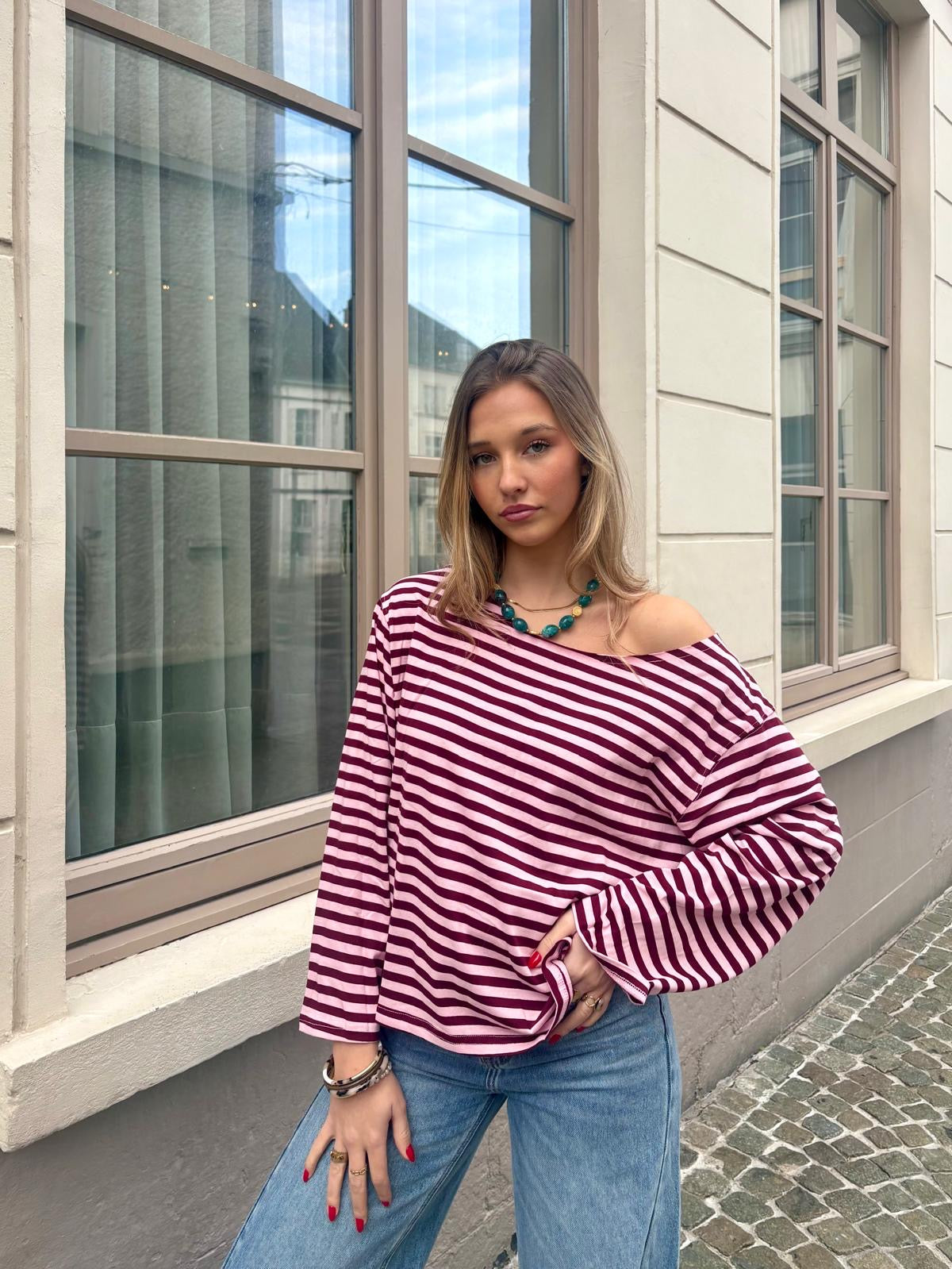 Pull bordeaux - SANDY