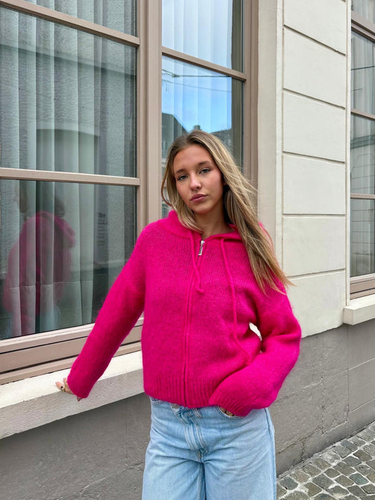 Gilet fushia - MONICA