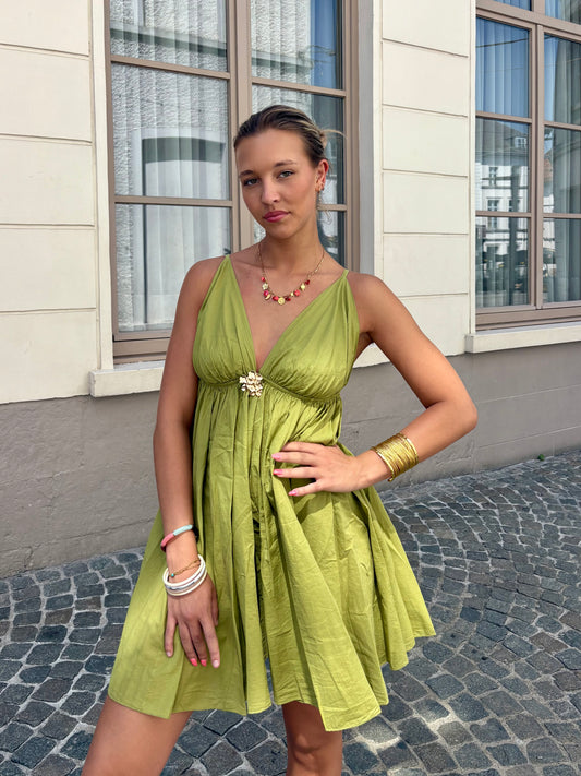 Robe verte - TANIA