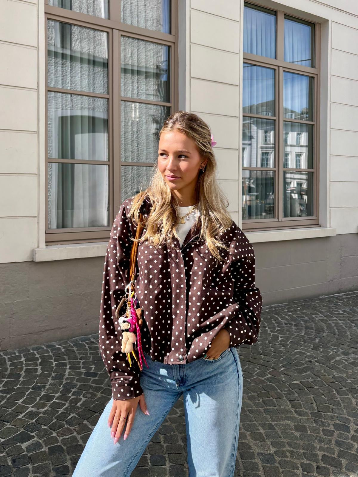 Veste marron - POLIE