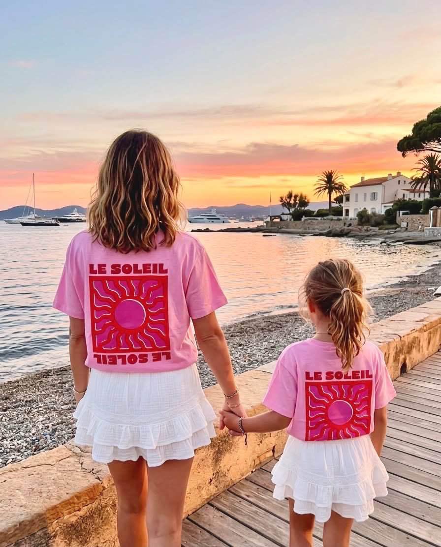 T-shirt rose - SOLEIL