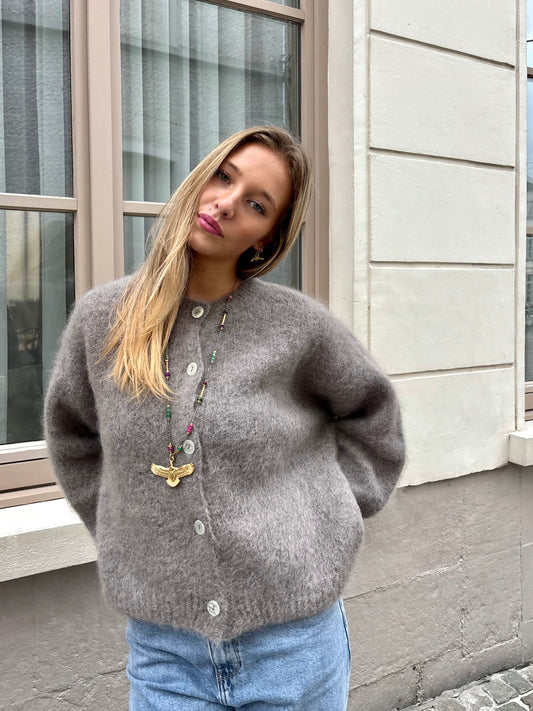 Gilet gris - YANA
