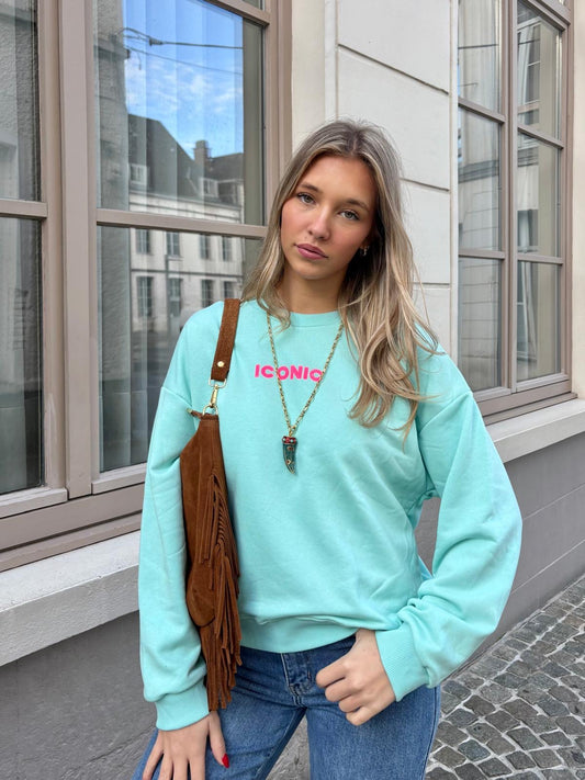 Sweat turquoise - ICONIC