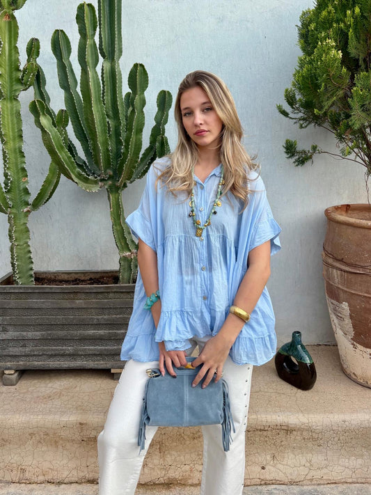 Chemise bleue - TIA