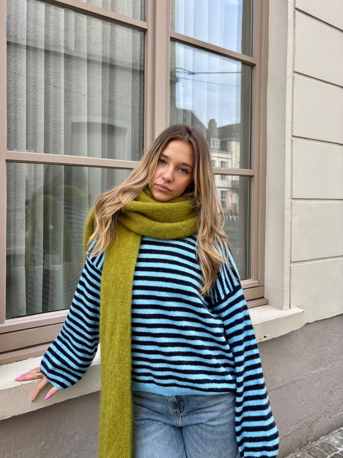 Écharpe verte - SABINE