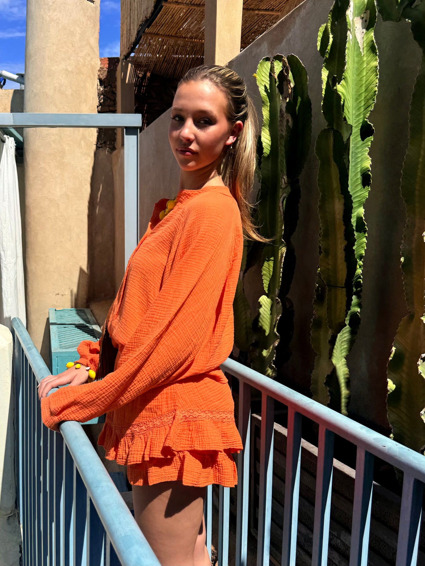 Ensemble orange - GAELLE