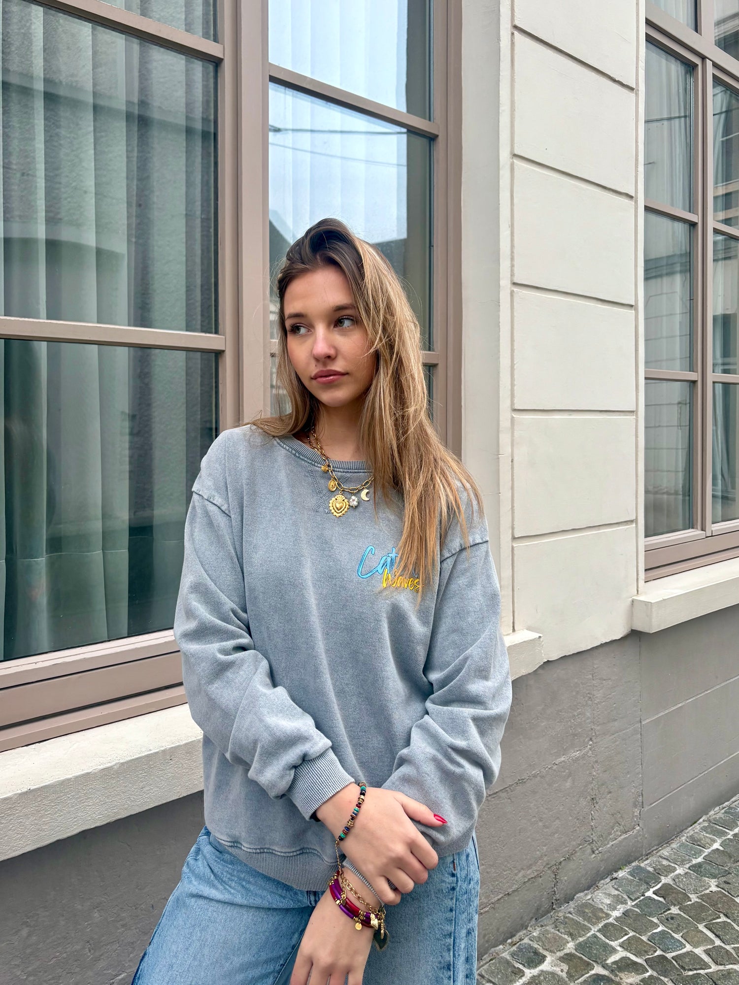 Sweat à Capuche Femme Oreilles De Chat Mignon – Siesta Beach Surf Memories, Style Vintage Oversize Ultra Confort