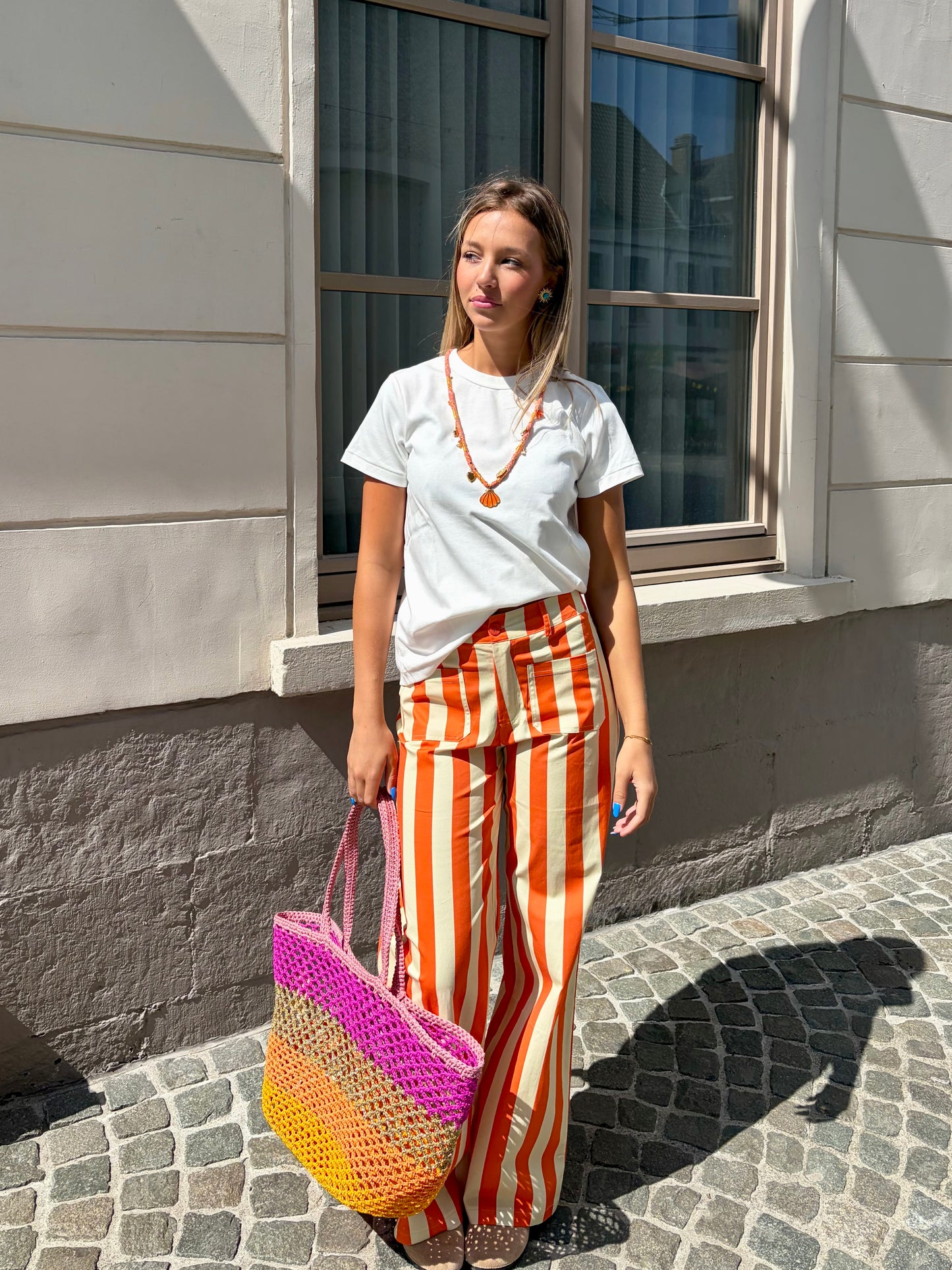 Pantalon orange - ALMA