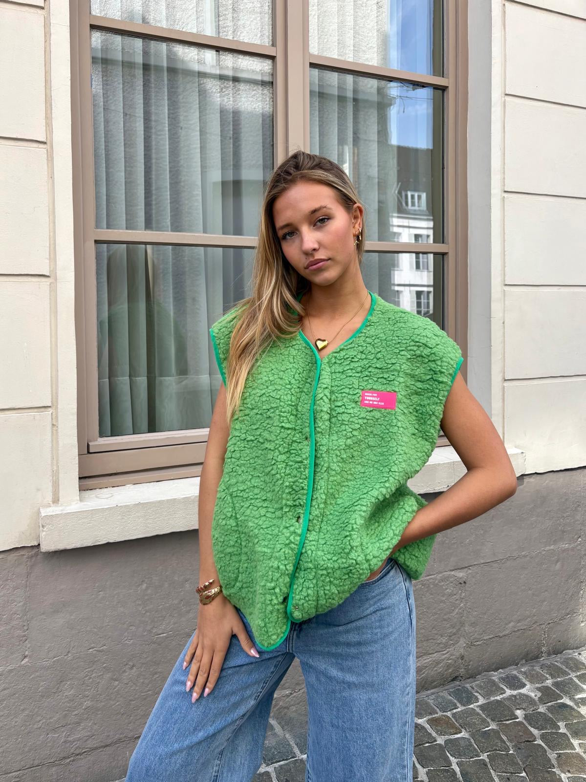 Veste polaire verte - ASTRID