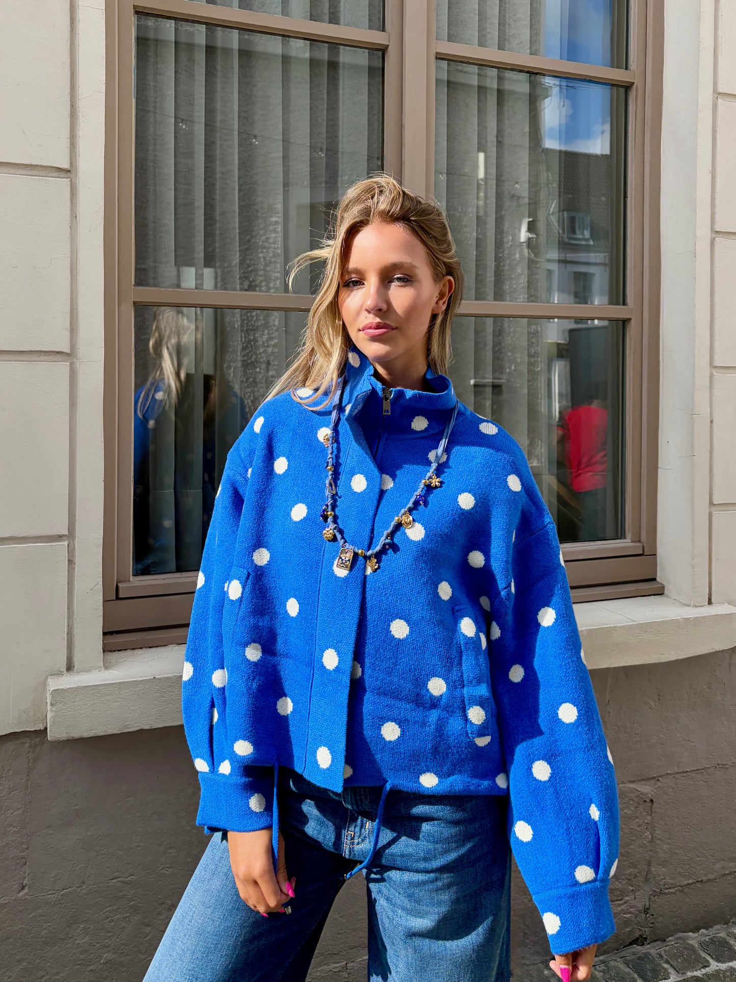 Veste bleu - POIS