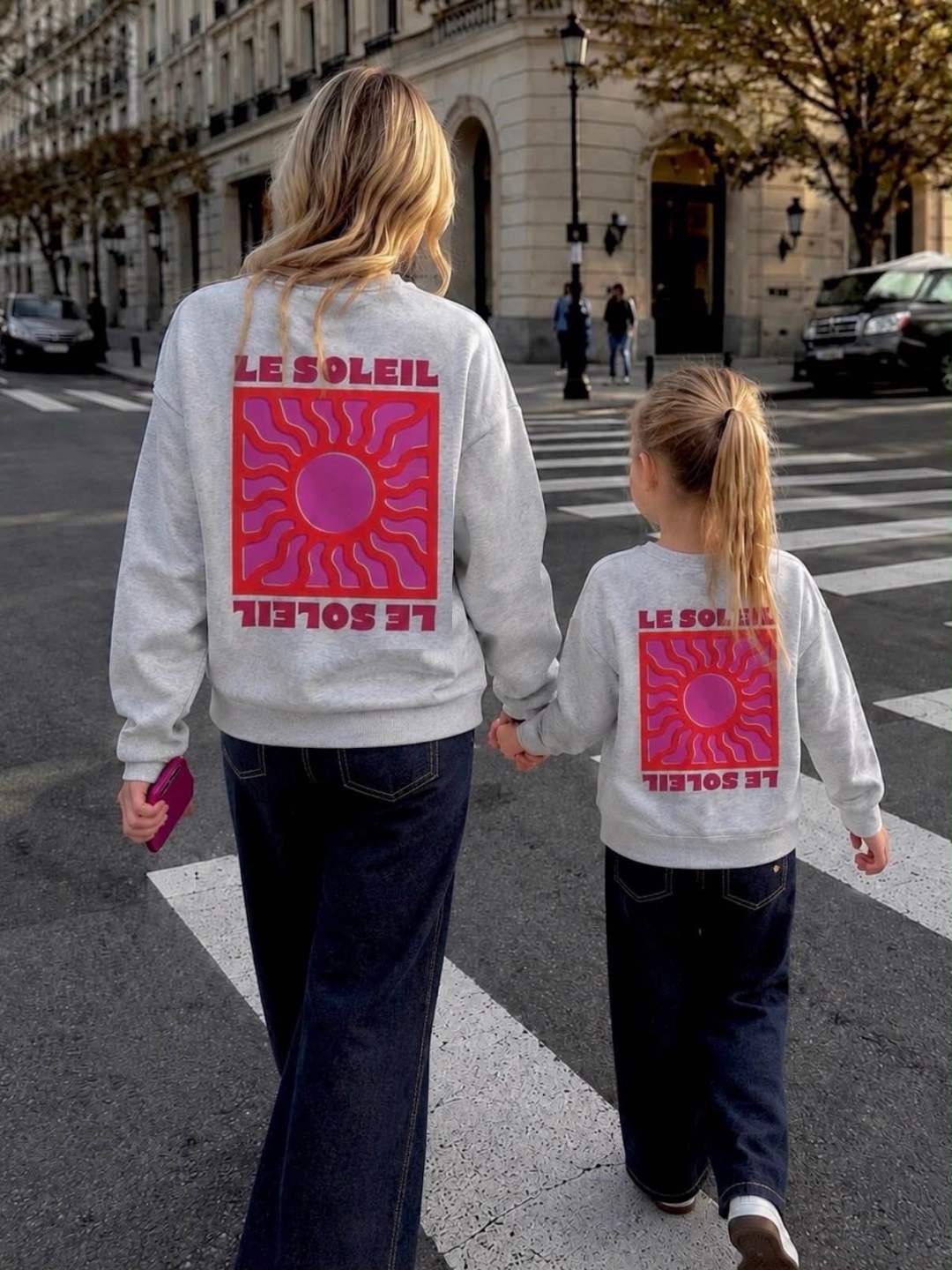 Sweat enfant gris - LE SOLEIL