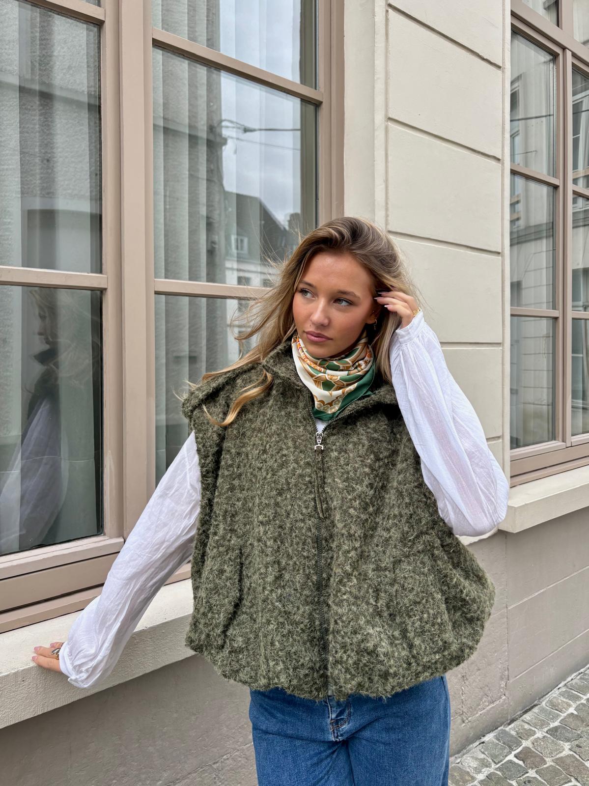 Veste kaki - NATHALYA