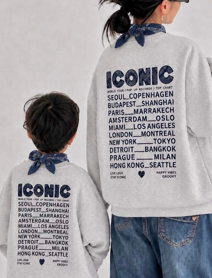 Sweat gris bandana - ICONIC