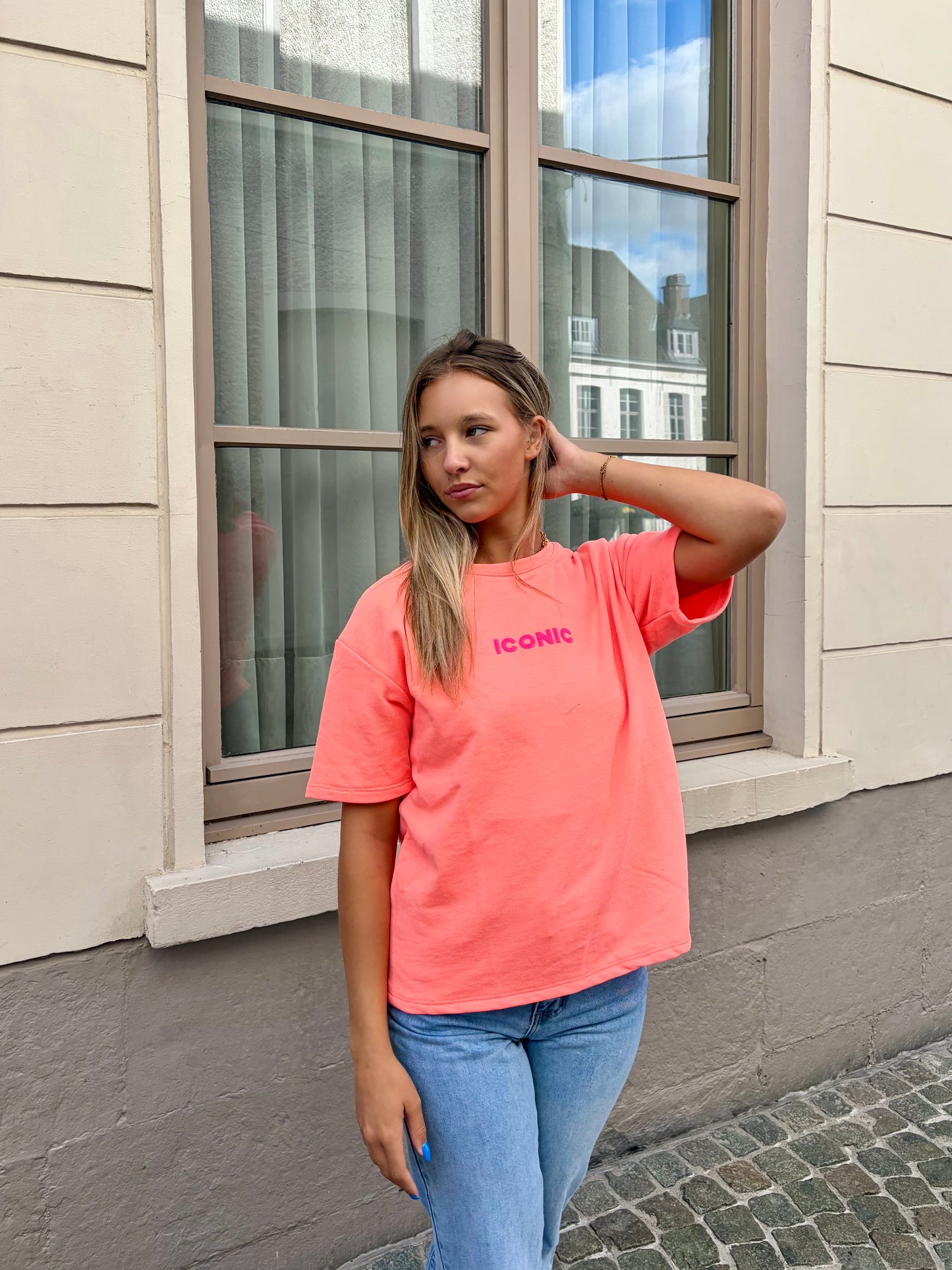 T-shirt corail - ICONIC