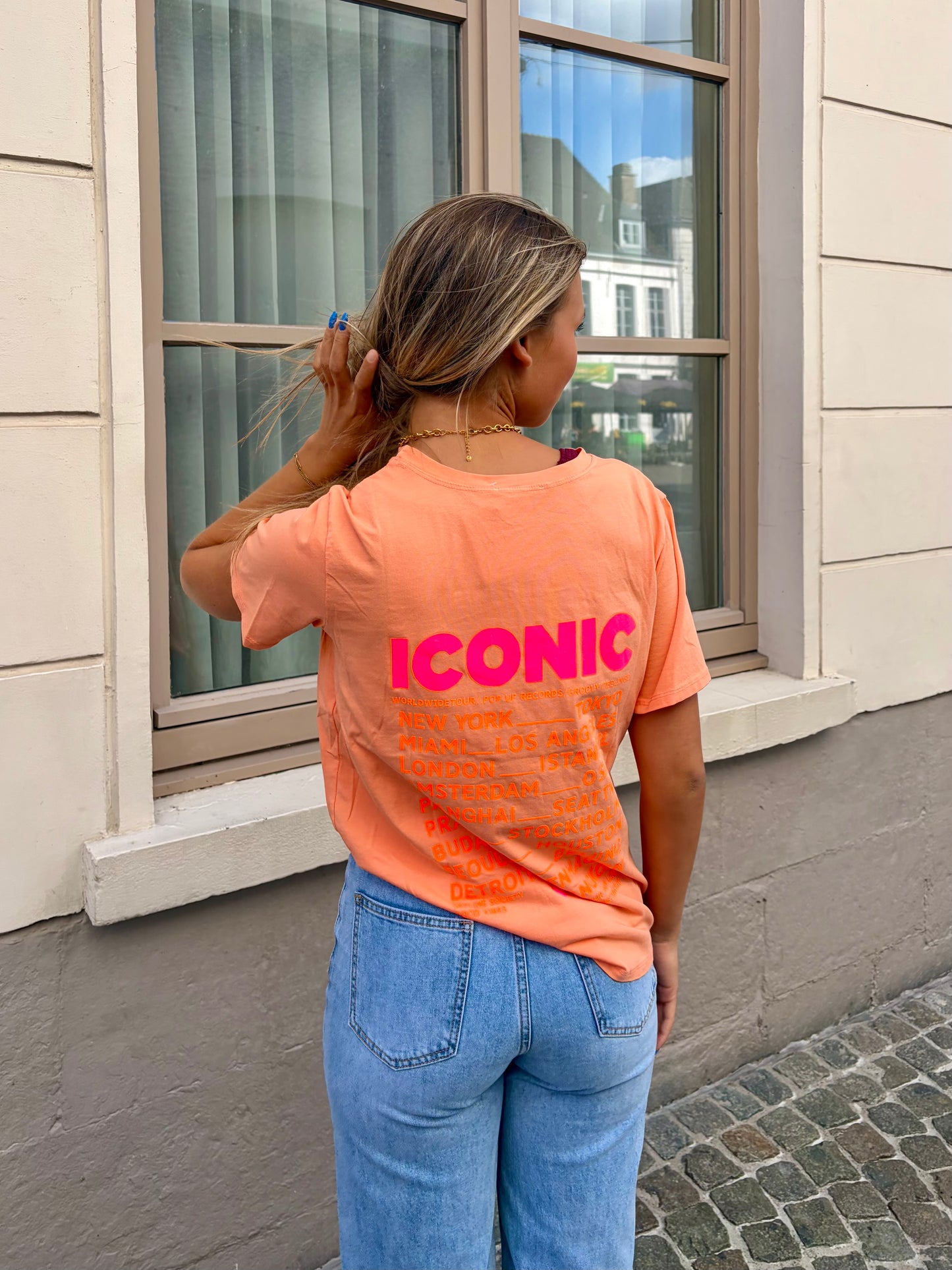 T-shirt orange - ICONIC
