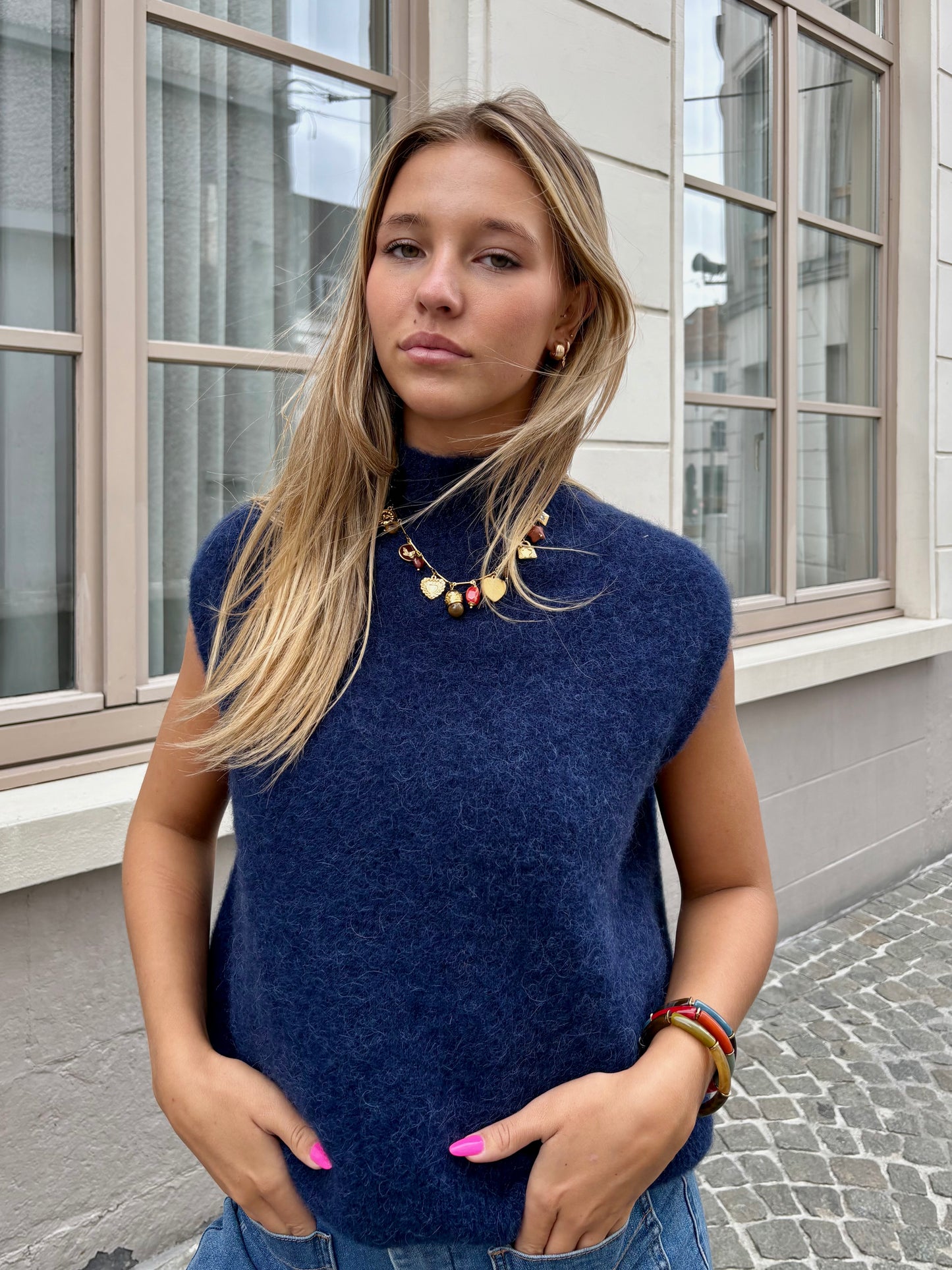 Pull bleu marine - JUDI
