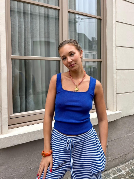 Top bleu - ORIANE