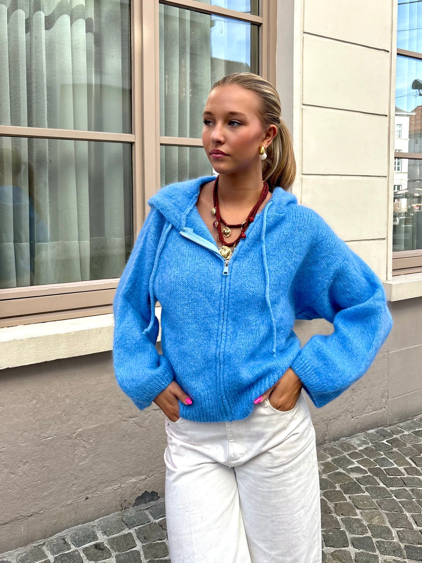 Gilet bleu - MARIE