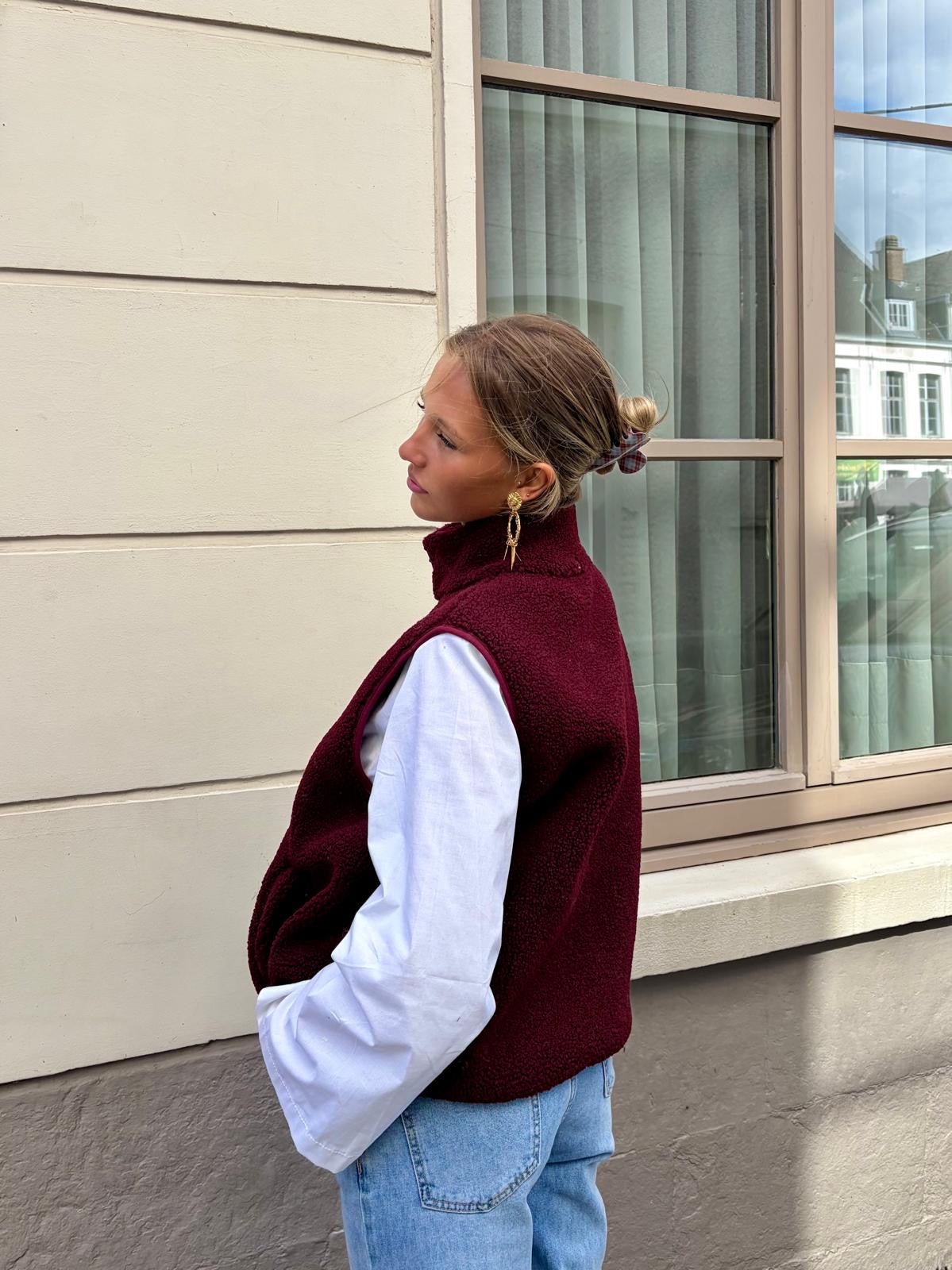 Veste bordeaux - MONI