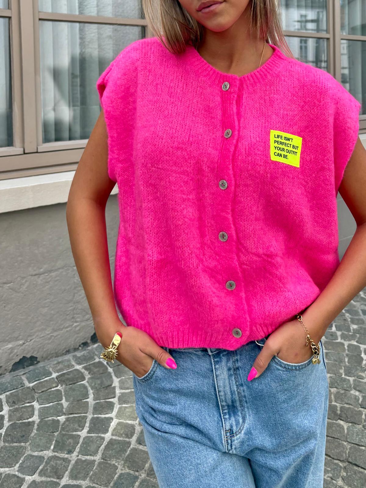 Gilet rose - MAELLYS