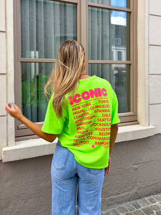 T-shirt vert - ICONIC