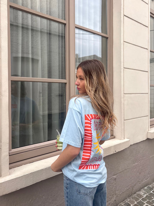 T-shirt bleu - HAPPY DAYS