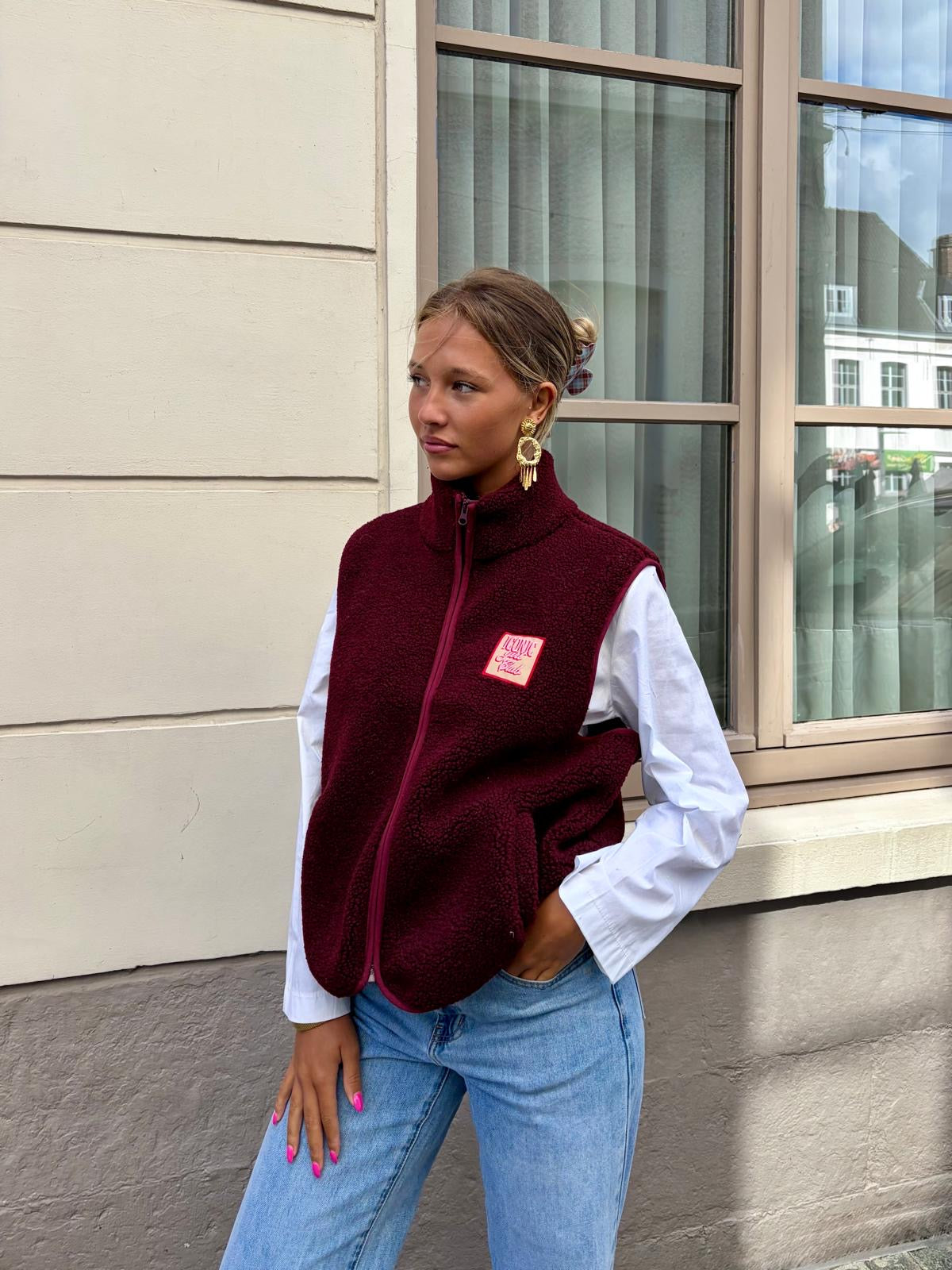 Veste bordeaux - MONI