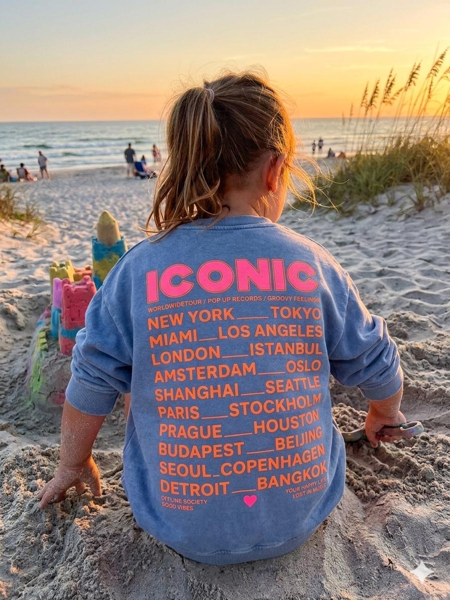 Sweat bleu - ICONIC