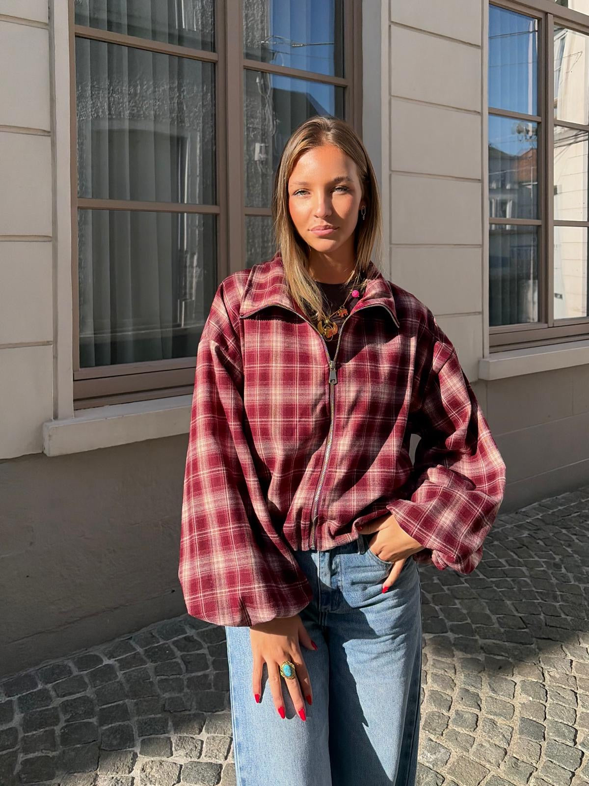 Veste bordeaux - AUDREY